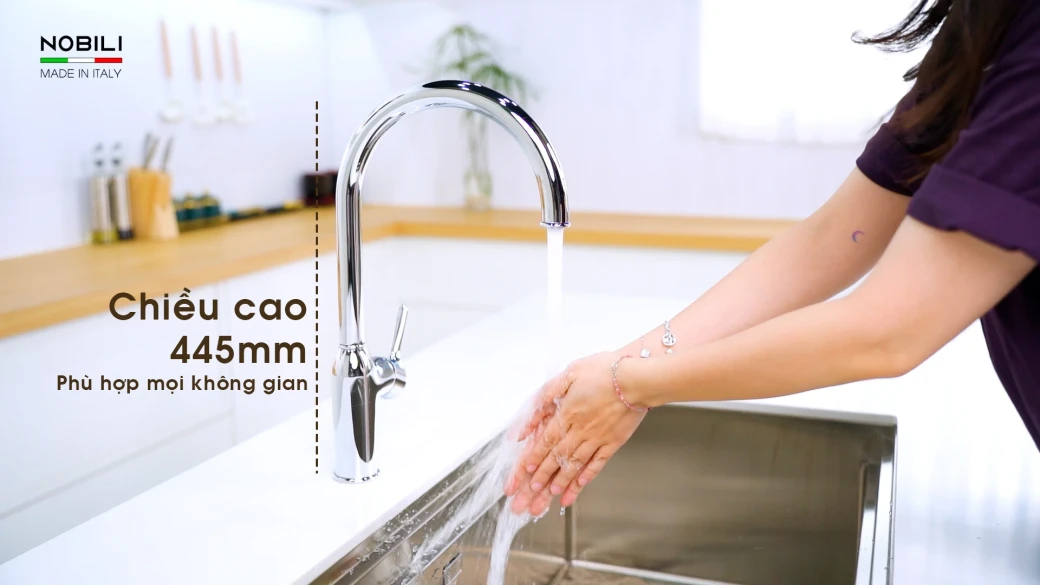 Vòi rửa bát cần cứng Nobili RING NB132