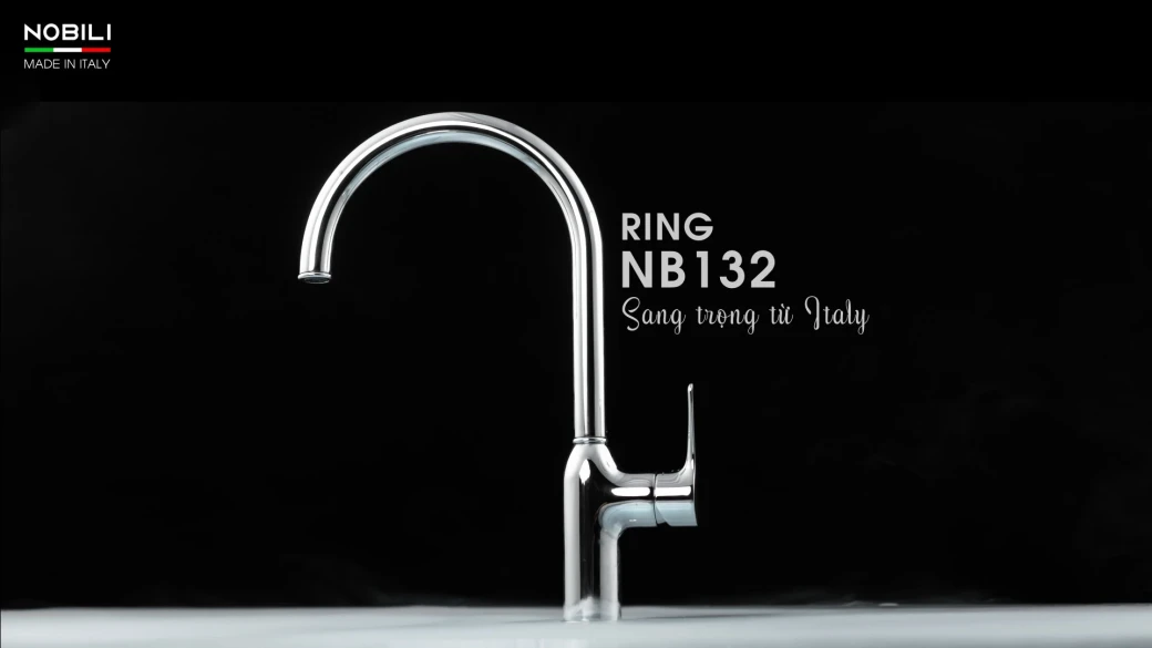 Vòi rửa bát cần cứng Nobili RING NB132