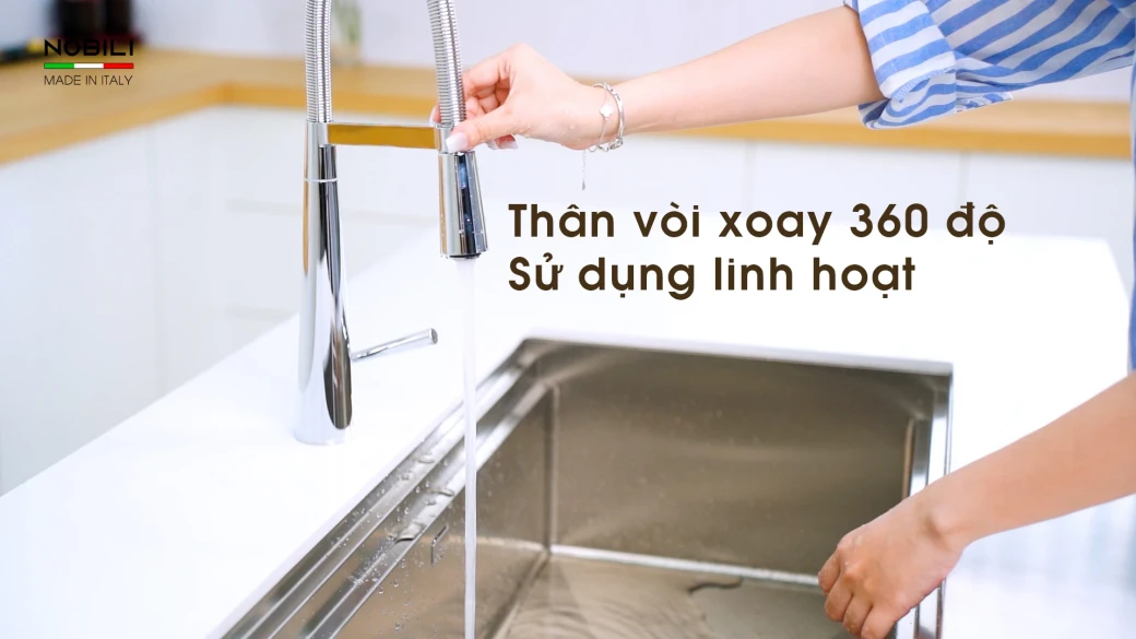 VÒI RỬA BÁT CẦN MỀM NOBILI LIKID NB880... - image 6