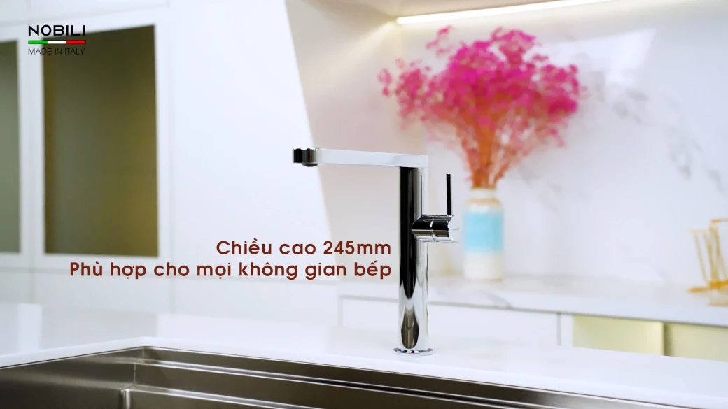 Điểm nổi bật của vòi rửa bát dây rút NOBILI MATCH NB219R