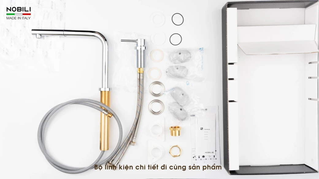VÒI RỬA BÁT DÂY RÚT NOBILI TABLE NB242... - image 6
