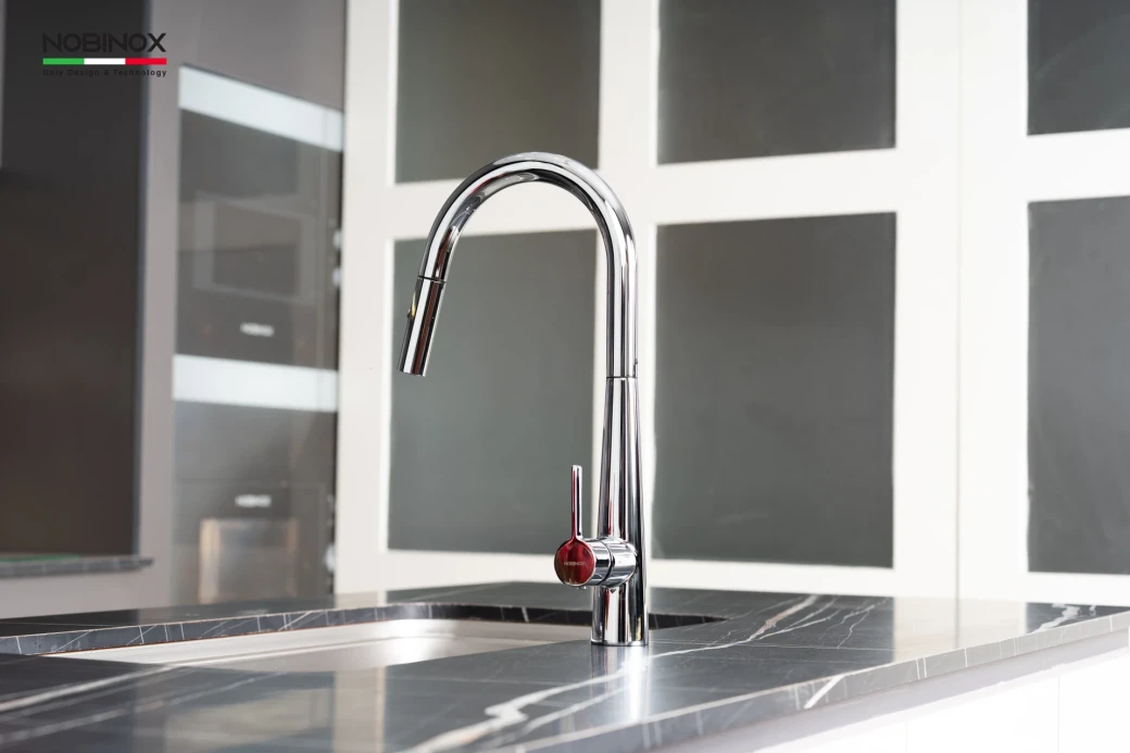 Vòi Rửa Bát Dây Rút NOBINOX WINTO NX500