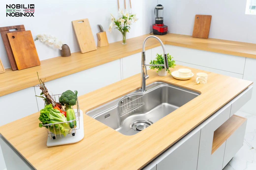 Vòi rửa bát gắn chậu