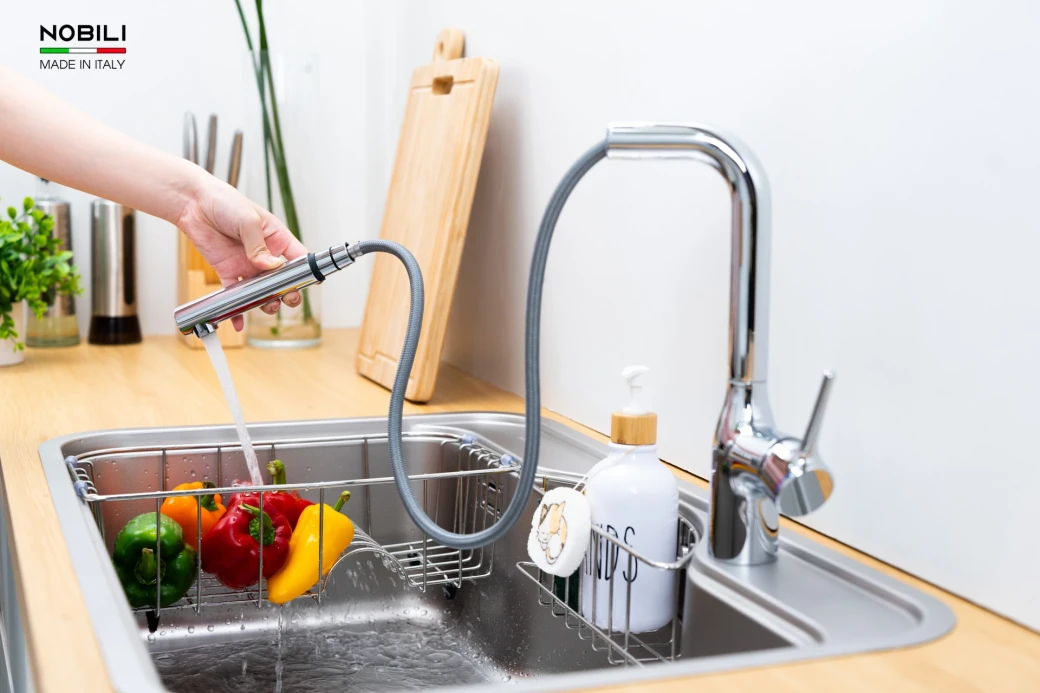 vòi rửa bát gắn chậu