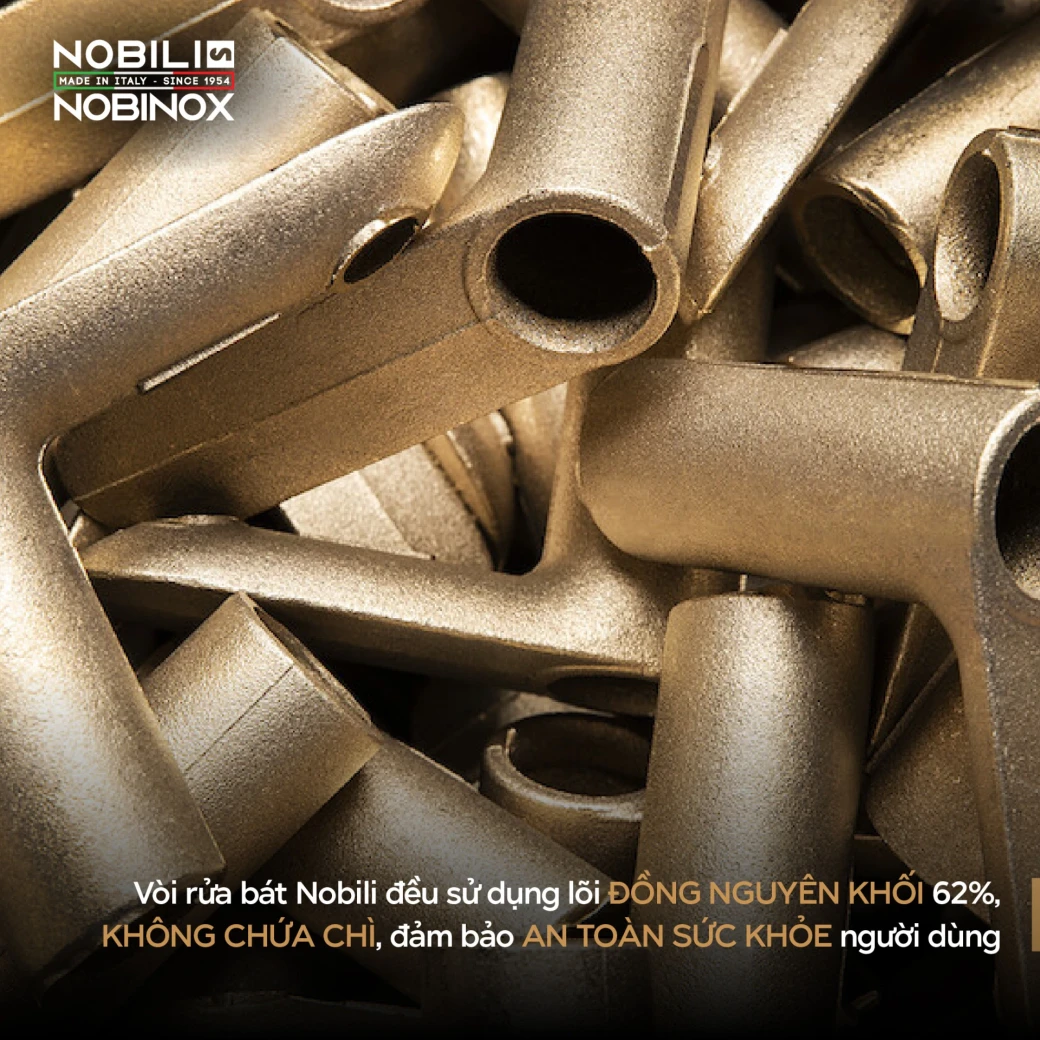Vòi rửa bát cần cứng NOBILI CHARLIE NB254