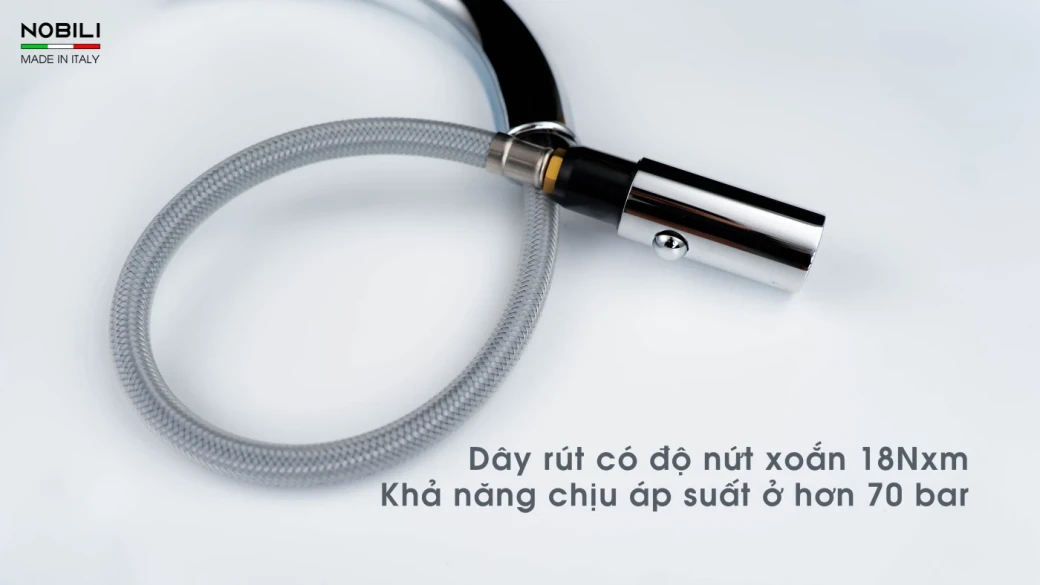 vòi bếp dây rút NOBILI RING NB131L