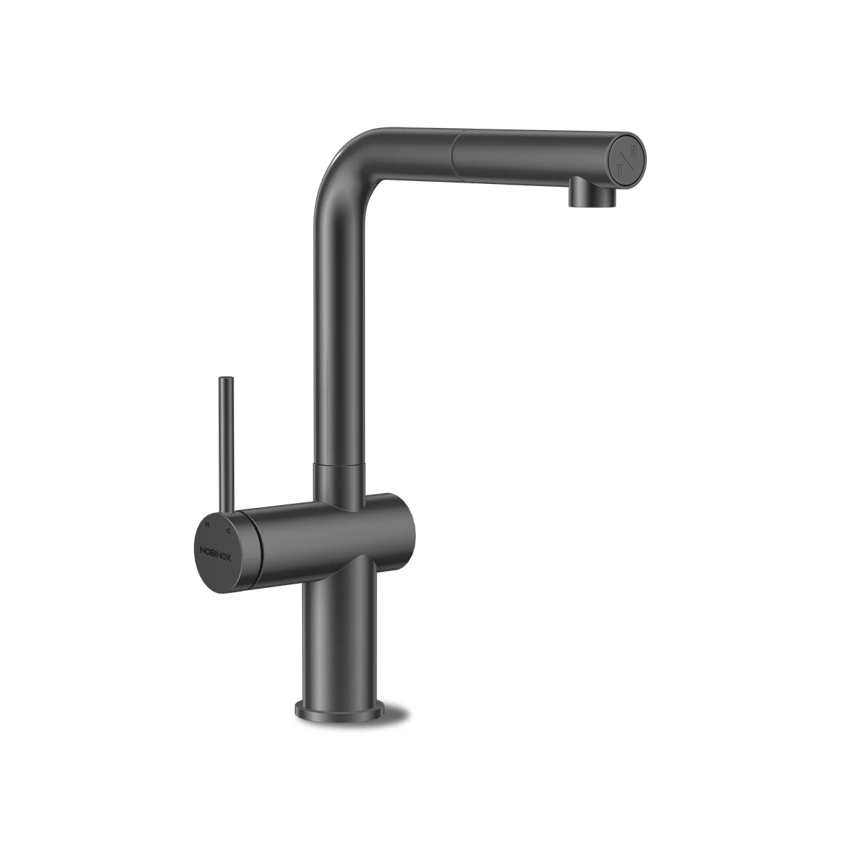 Vòi rửa bát dây rút Nobinox BIANCO NX603